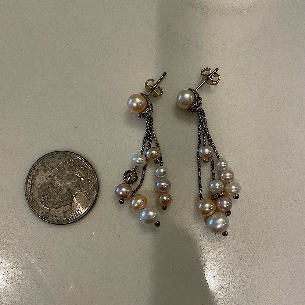 DAVID YURMAN - Pearl Tassel Earrings (Refurbished)